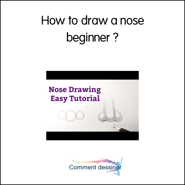 How to draw a nose beginner